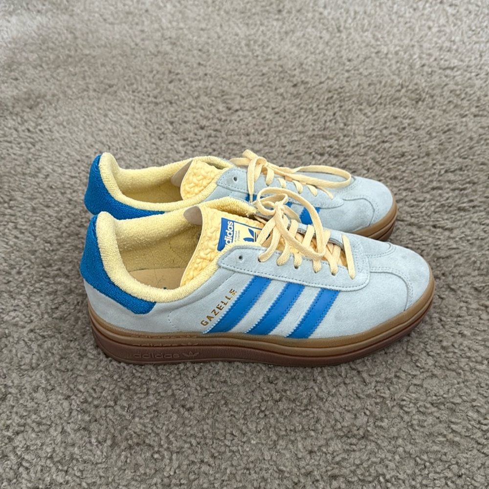 Adidas Gazelle Bold Blue/Yellow